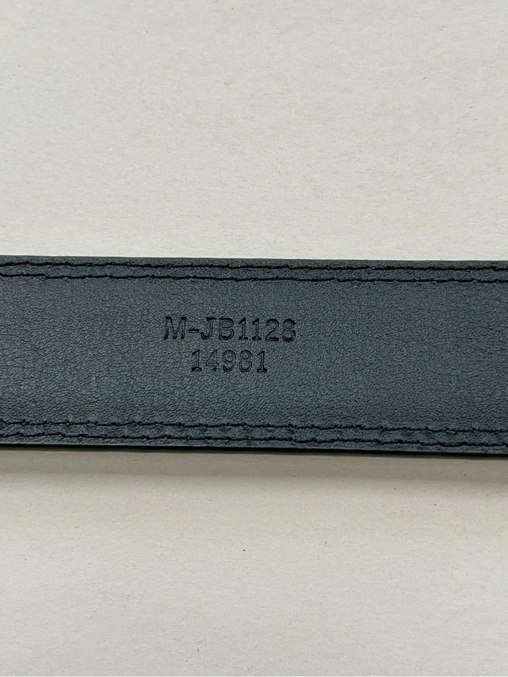 Jos. A. Bank Dark Brown Genuine Leather Belt with Gold Buckle Size 38